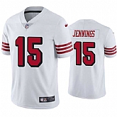 Men & Women & Youth San Francisco 49ers #15 Jauan Jennings Nike White Retro 1994 75th Anniversary Throwback Classic Limited Jersey,baseball caps,new era cap wholesale,wholesale hats